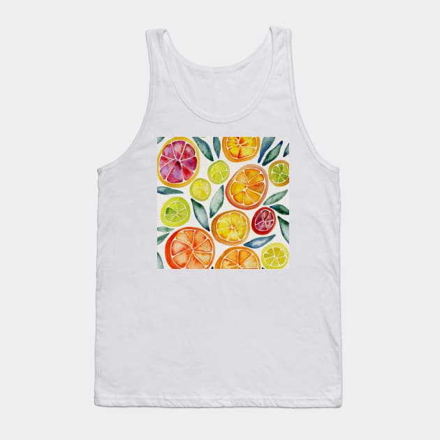 Citrus Slices Tank Top by CatCoq